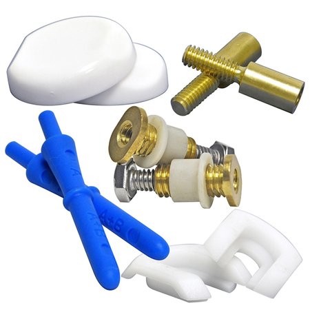 DANCO Zero Cut Bolts Toilet Bolts and Caps Brass/Plastic 9D00010770